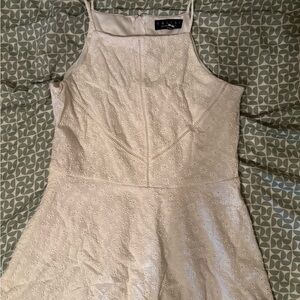 Francesca's Collections Cream Mini Dress